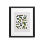 Shades of Green Framed Art Print Gallery Image 5