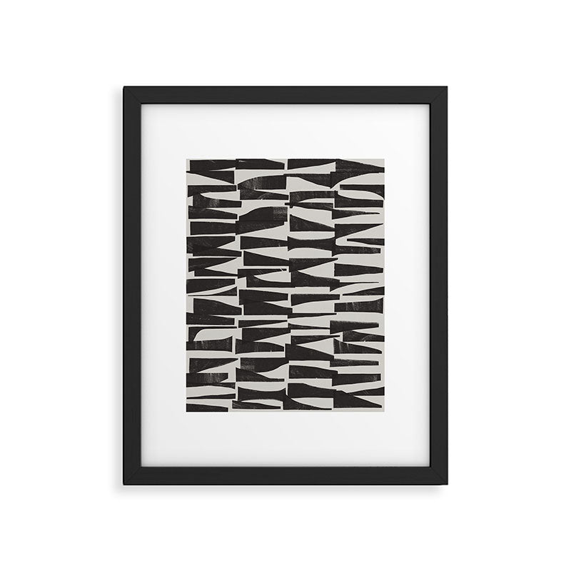 Shapes & Layers #1 Framed Art Print Gallery Image 5
