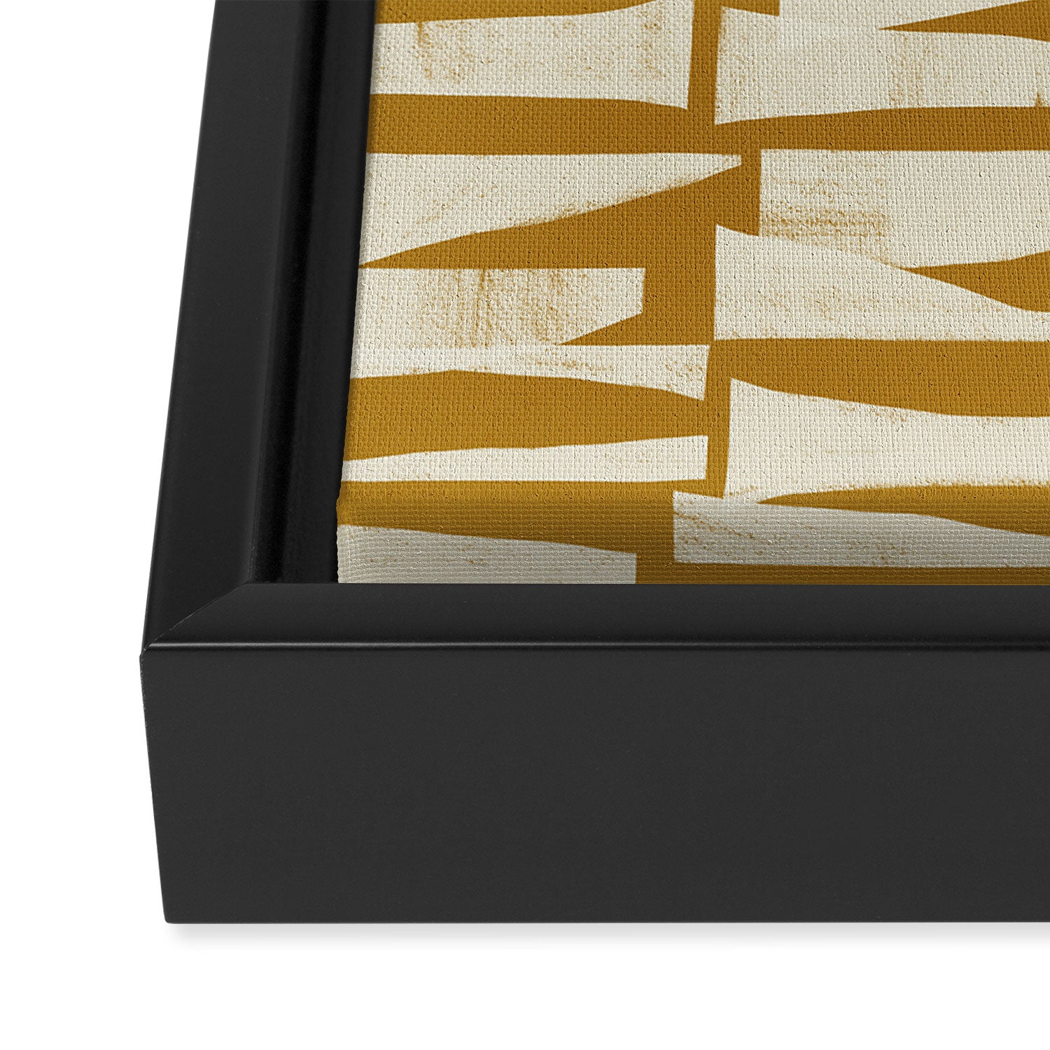 Shapes & Layers #2 Framed Canvas Print Gallery Image 3