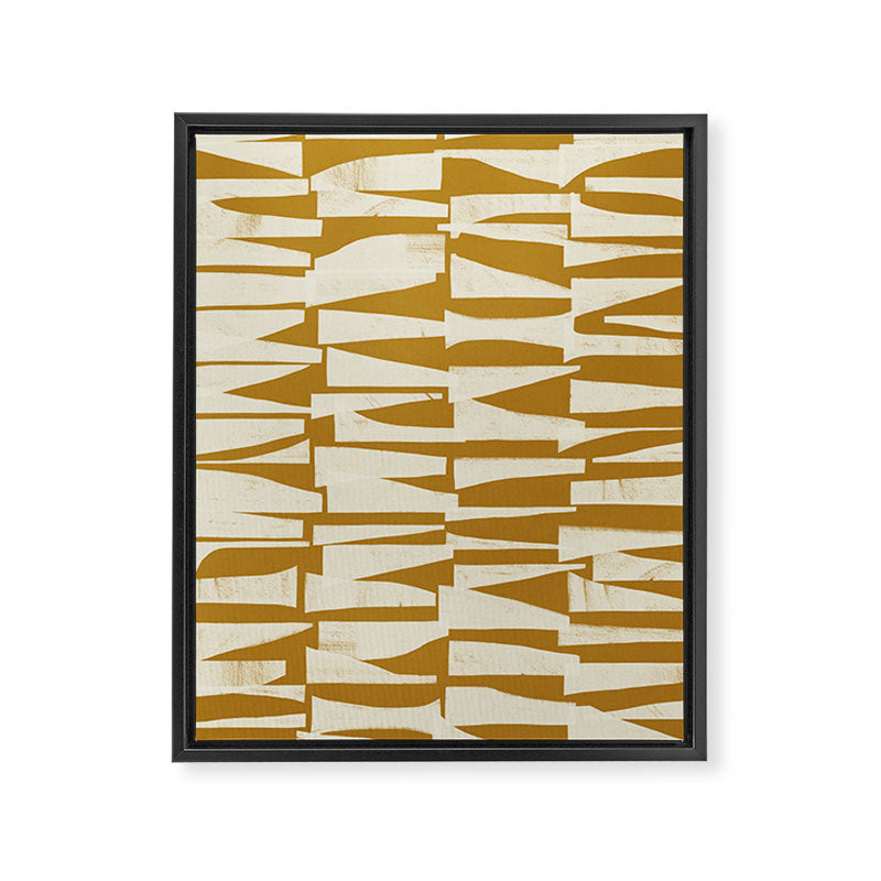 Shapes & Layers #2 Framed Canvas Print Gallery Image 6