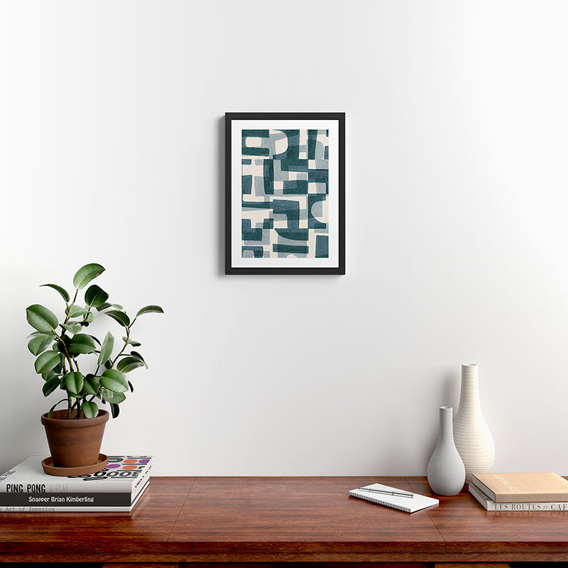 Shapes & Shadows #1 Framed Art Print Gallery Image 2