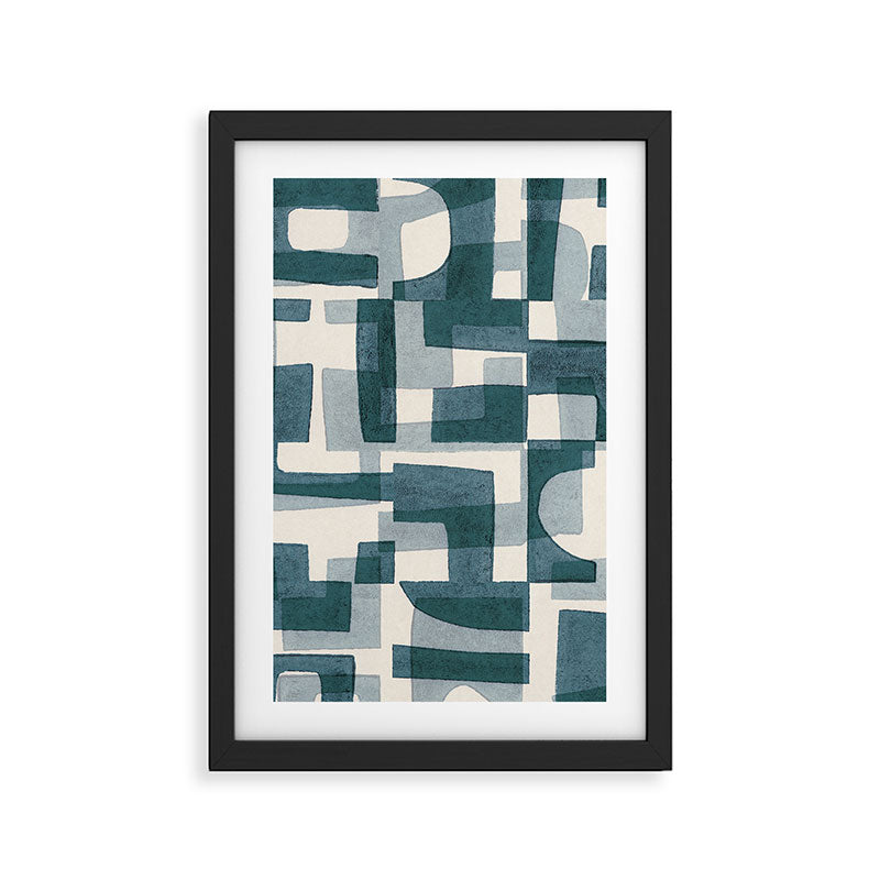 Shapes & Shadows #1 Framed Art Print Gallery Image 2