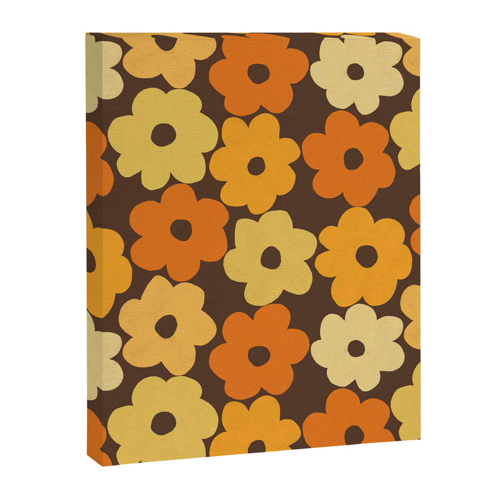 Simple Flower Pattern #2 Canvas Print Gallery Image 6