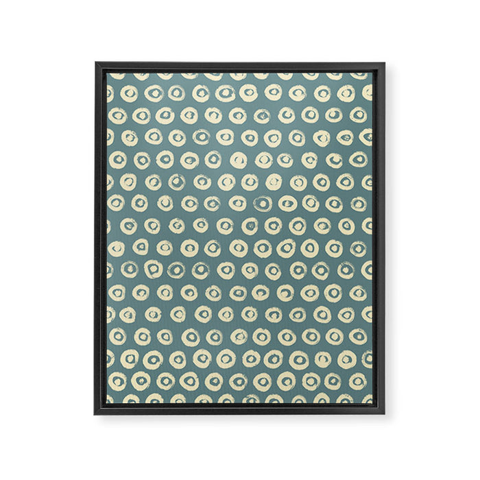 Simple Hand Drawn Pattern #1 Framed Canvas Print Gallery Image 1