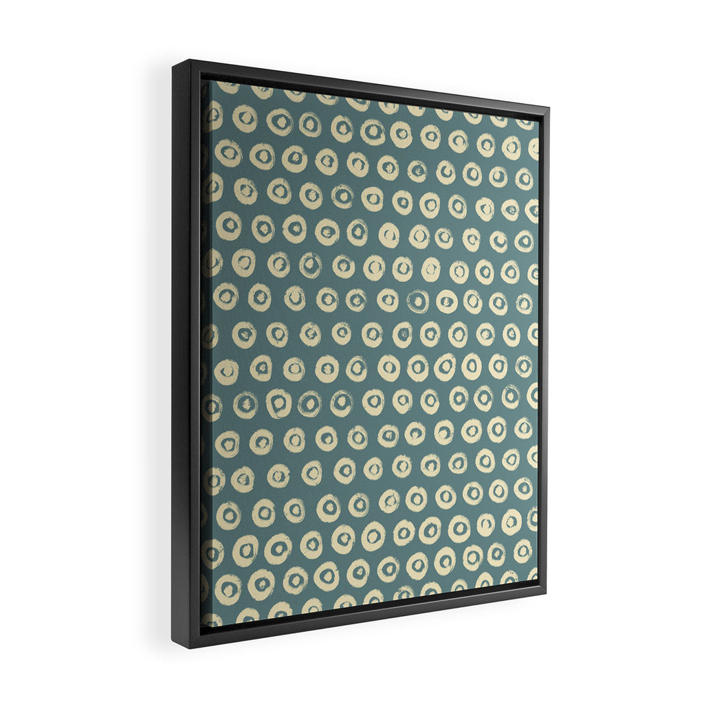 Simple Hand Drawn Pattern #1 Framed Canvas Print Gallery Image 2