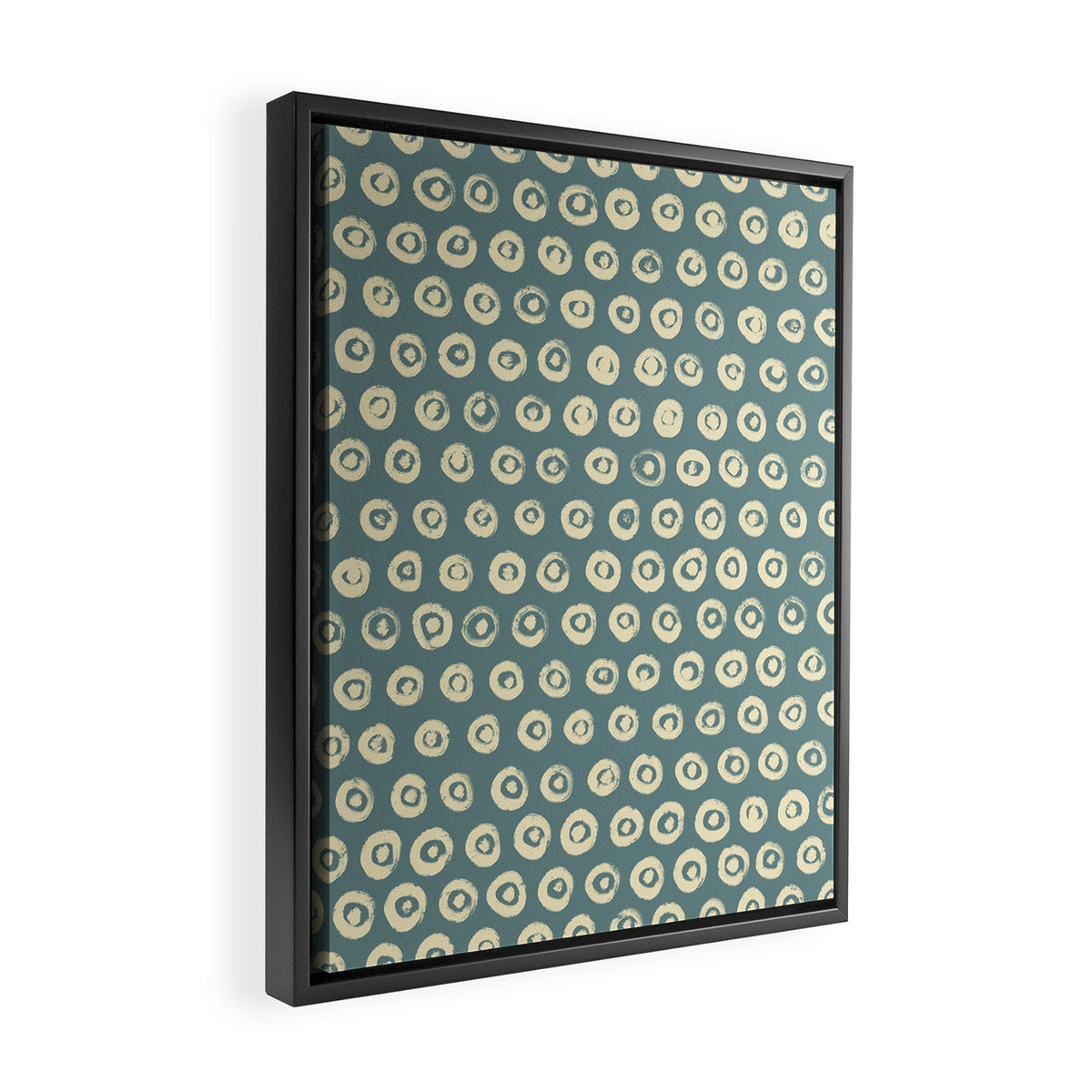 Simple Hand Drawn Pattern #1 Framed Canvas Print Gallery Image 2