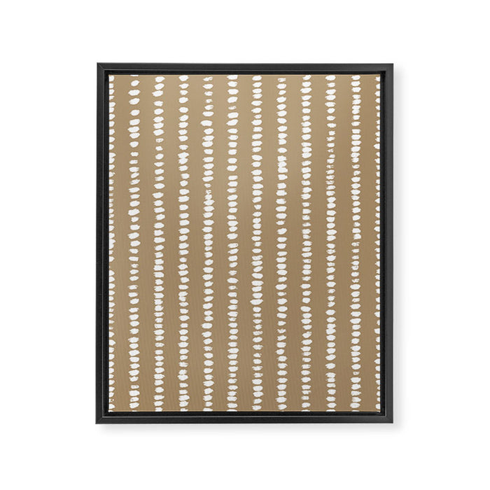 Simple Hand Drawn Pattern #10 Framed Canvas Print Gallery Image 1