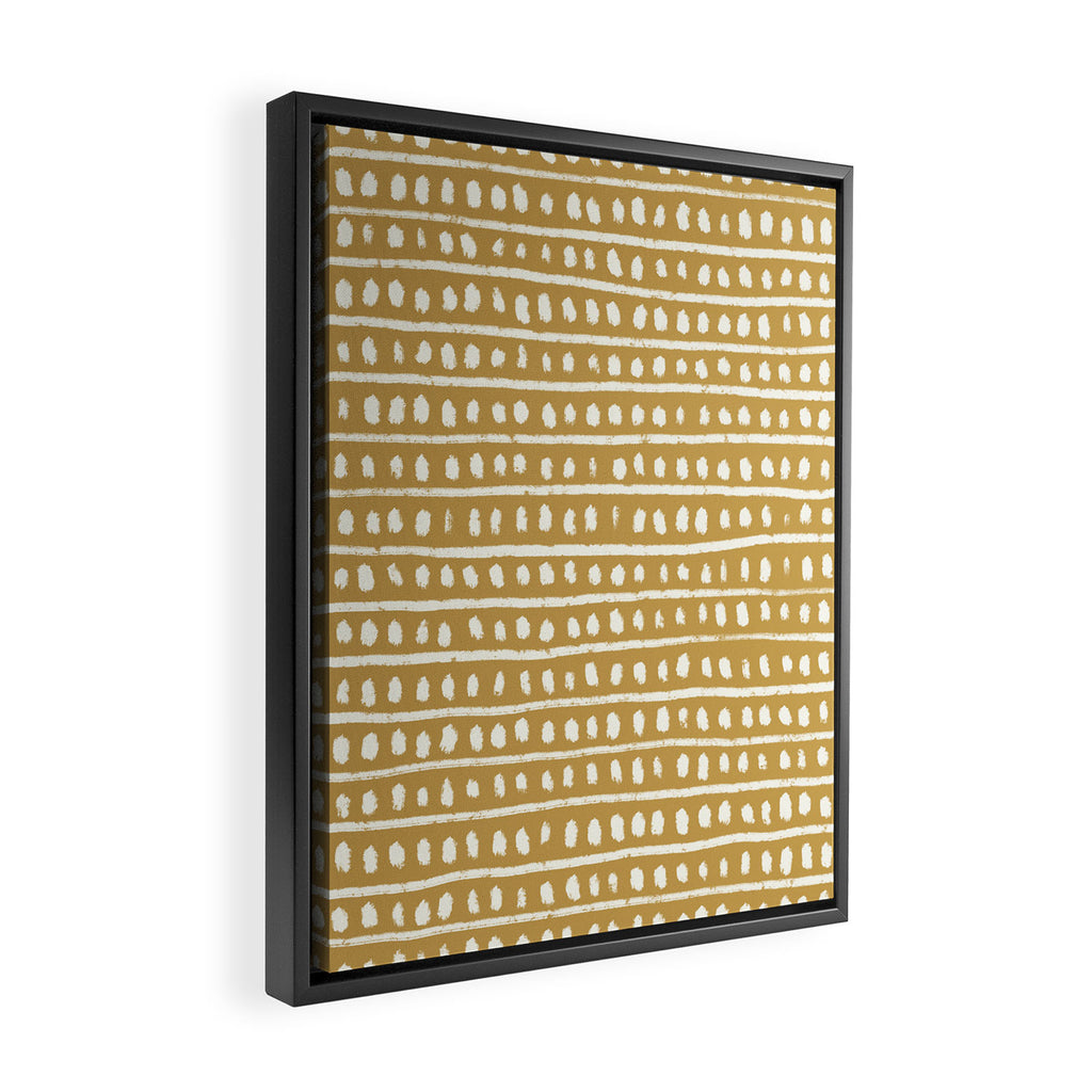 Simple Hand Drawn Pattern #11 Framed Canvas Print Gallery Image 2