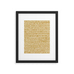 Simple Hand Drawn Pattern #11 Framed Art Print Gallery Image 6