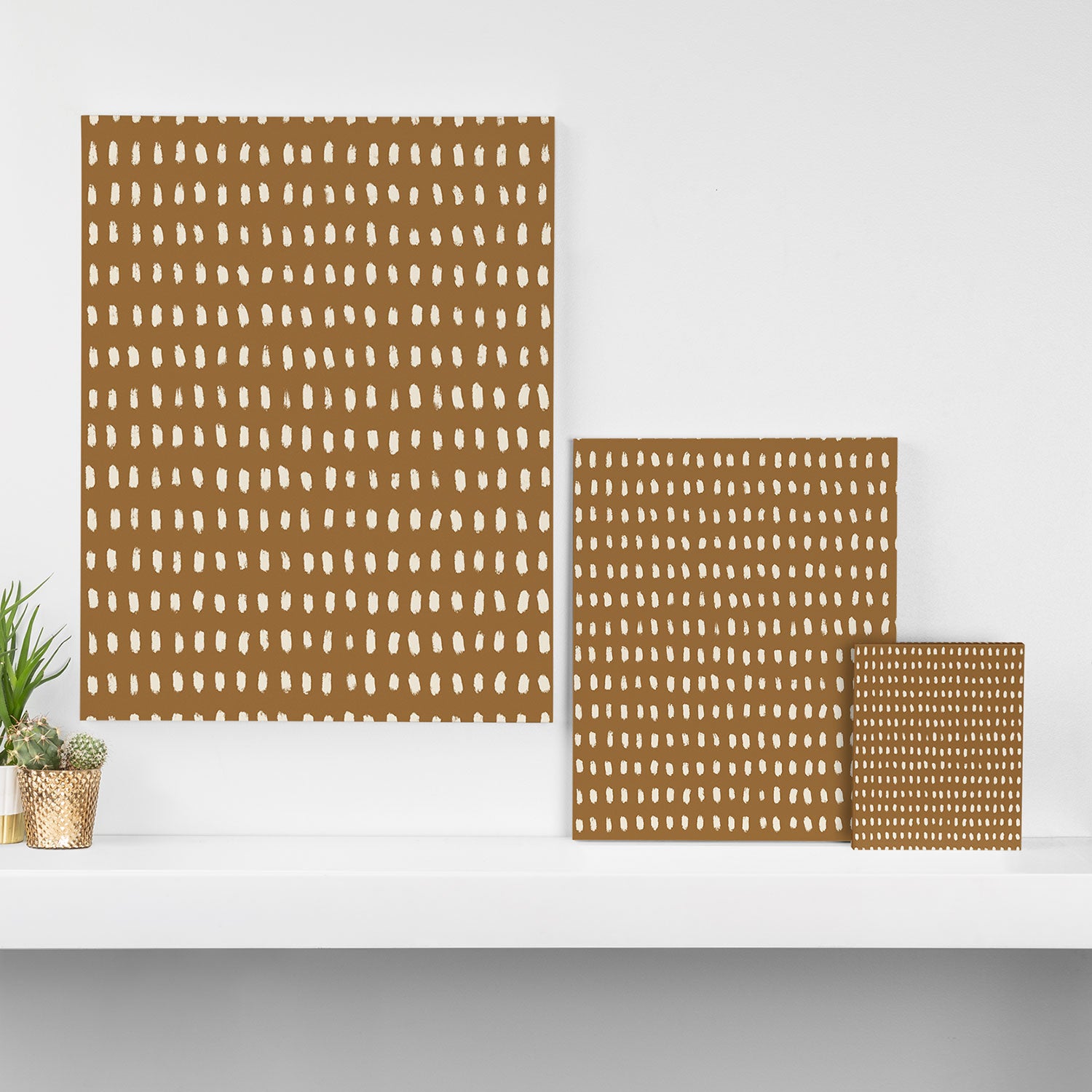 Simple Hand Drawn Pattern #12 Canvas Print Gallery Image 3
