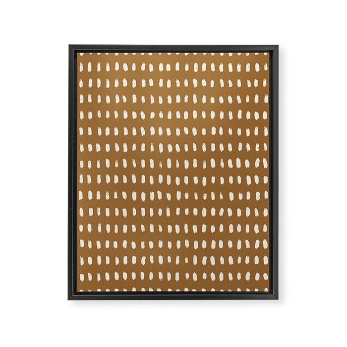 Simple Hand Drawn Pattern #12 Framed Canvas Print Gallery Image 1