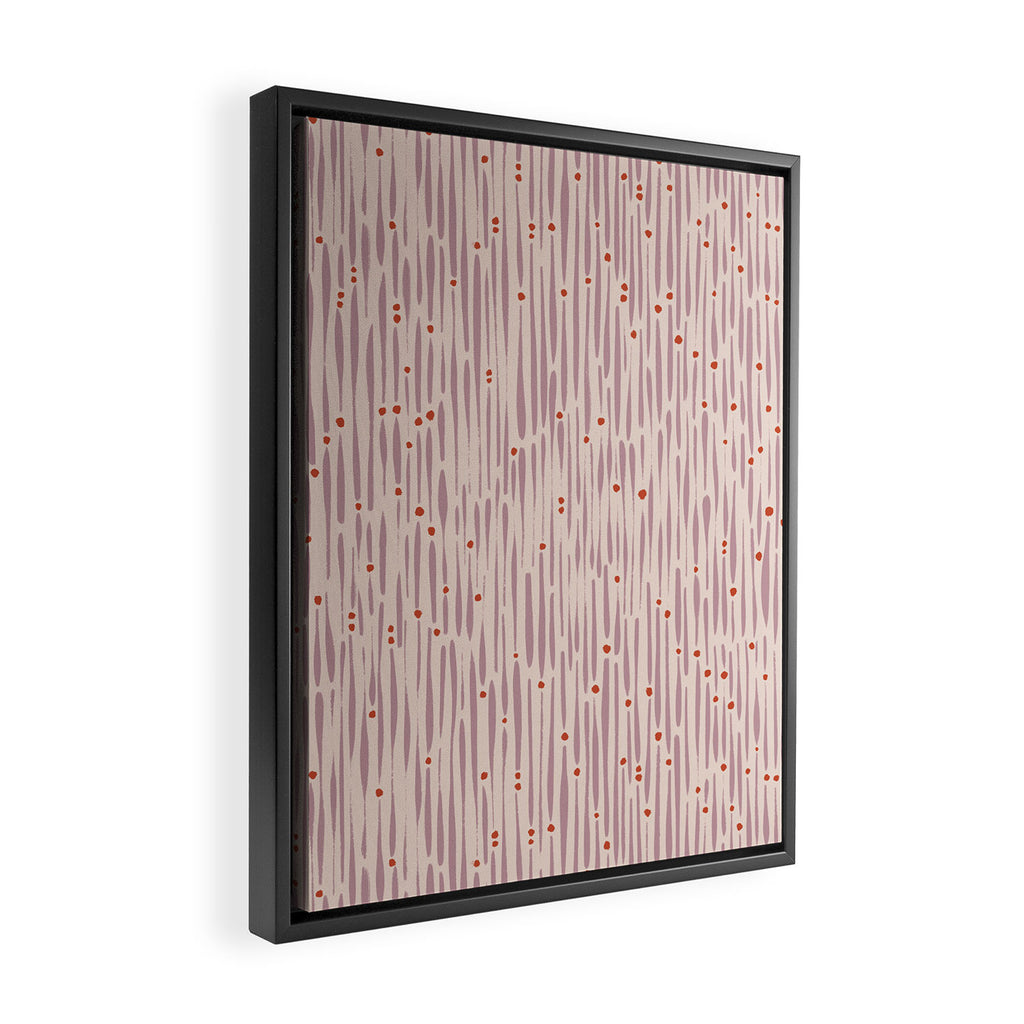 Simple Hand Drawn Pattern #14 Framed Canvas Print Gallery Image 2