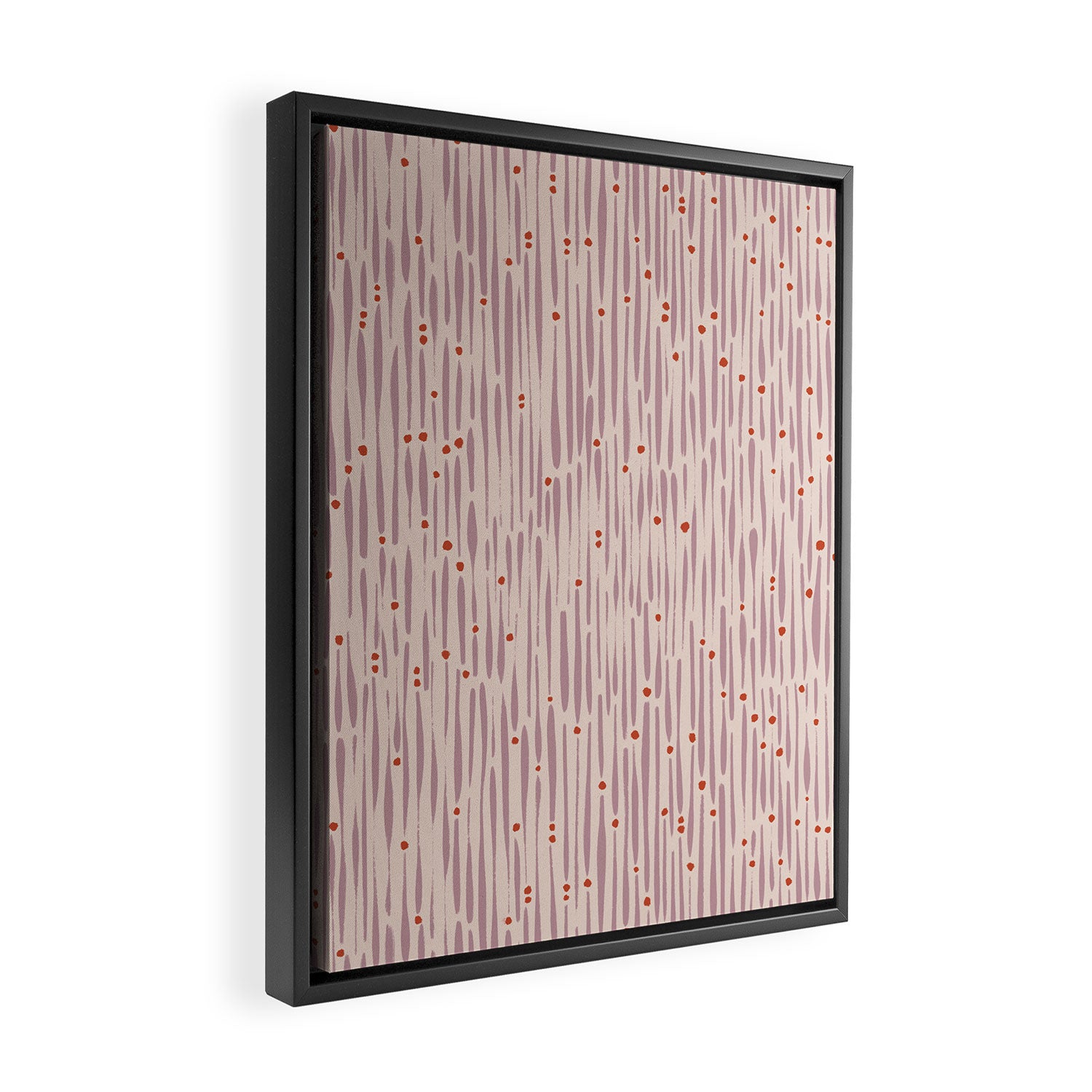 Simple Hand Drawn Pattern #14 Framed Canvas Print Gallery Image 2