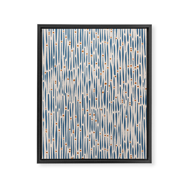 Simple Hand Drawn Pattern #15 Framed Canvas Print Gallery Image 6