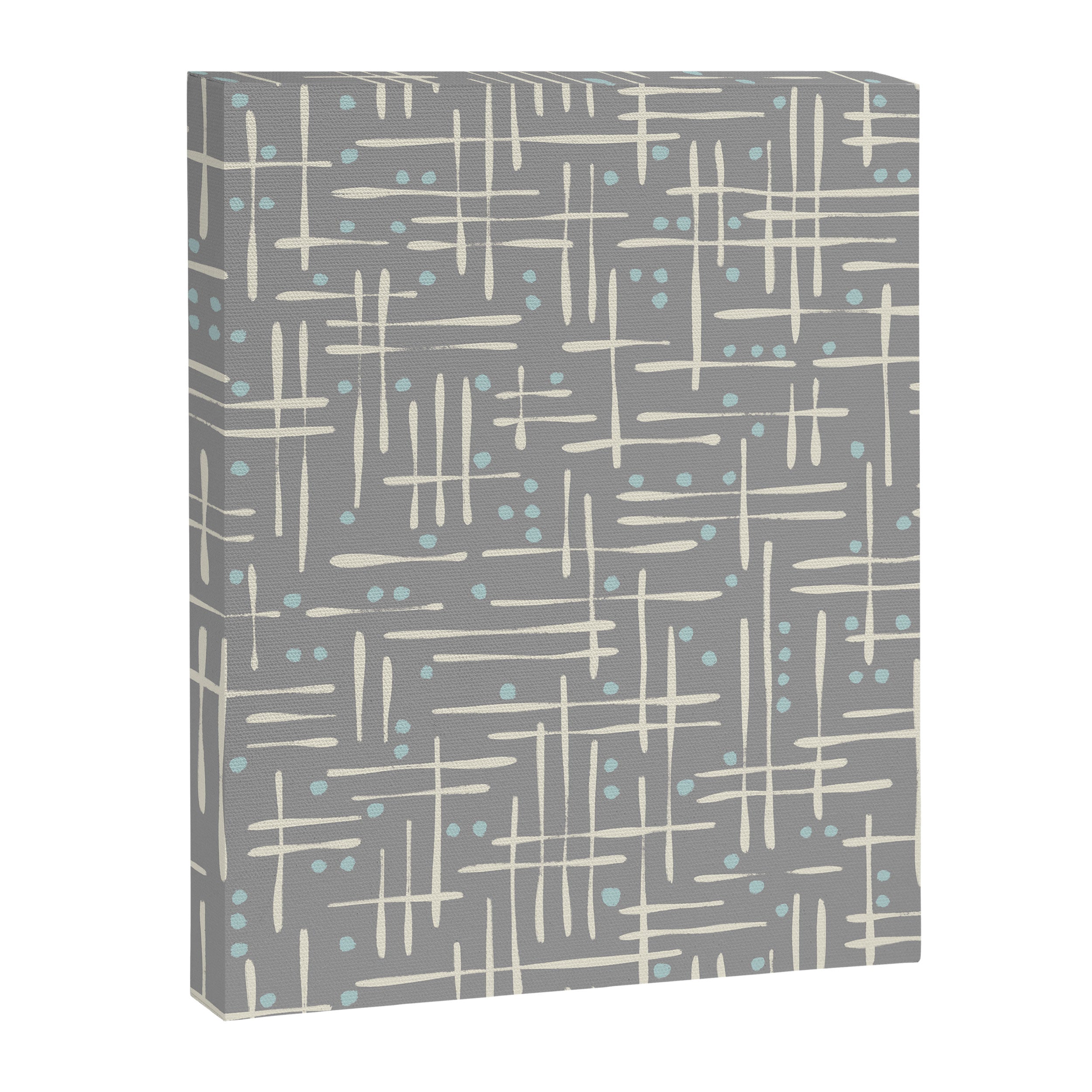 Simple Hand Drawn Pattern #17 Canvas Print Gallery Image 6