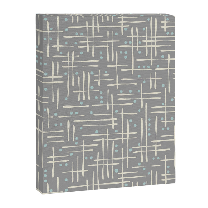 Simple Hand Drawn Pattern #17 Canvas Print Gallery Image 1