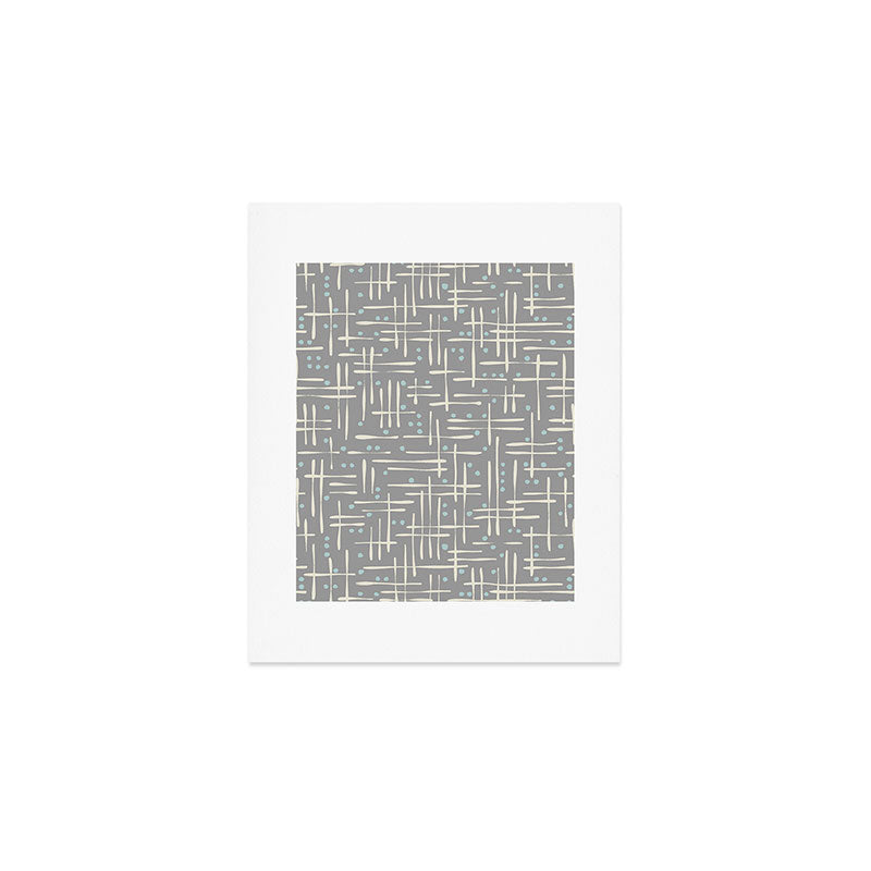 Simple Hand Drawn Pattern #17 Art Print Gallery Image 1