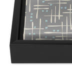 Simple Hand Drawn Pattern #17 Framed Canvas Print Gallery Image 3