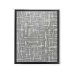 Simple Hand Drawn Pattern #17 Framed Canvas Print Gallery Image 6