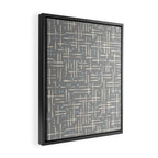 Simple Hand Drawn Pattern #17 Framed Canvas Print Gallery Image 2