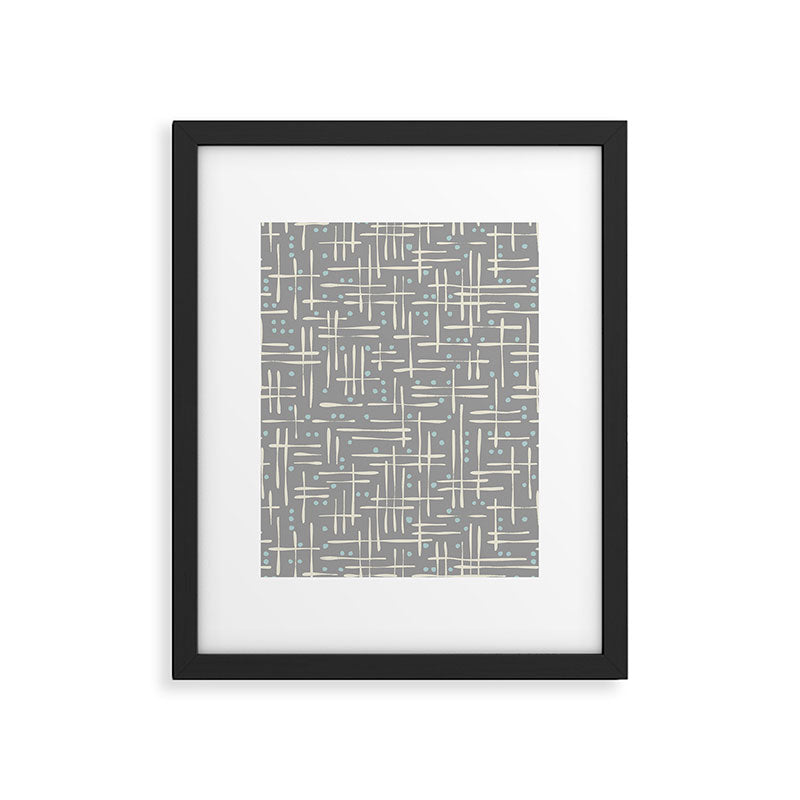 Simple Hand Drawn Pattern #17 Framed Art Print Gallery Image 5
