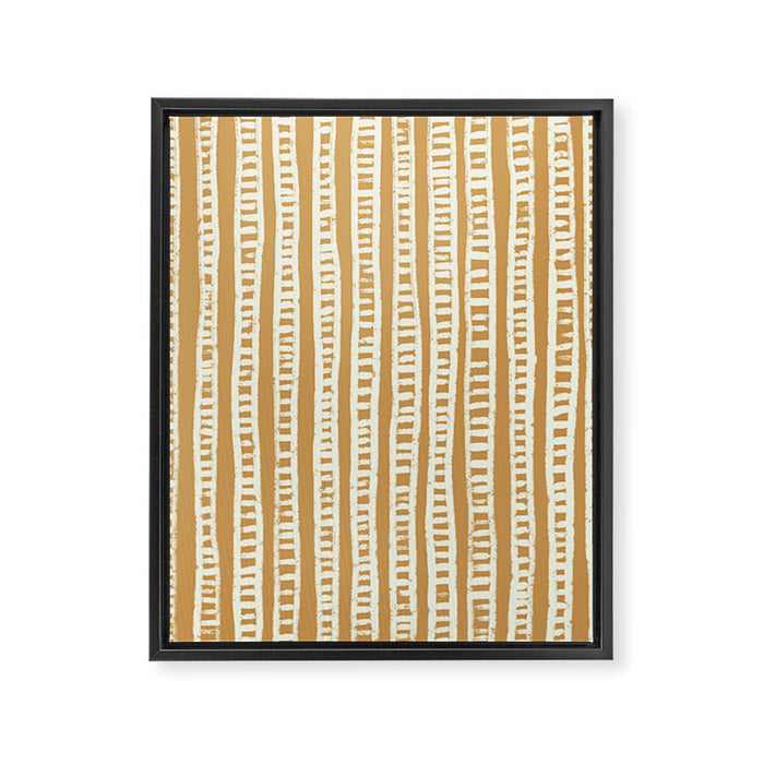 Simple Hand Drawn Pattern #2 Framed Canvas Print Gallery Image 1