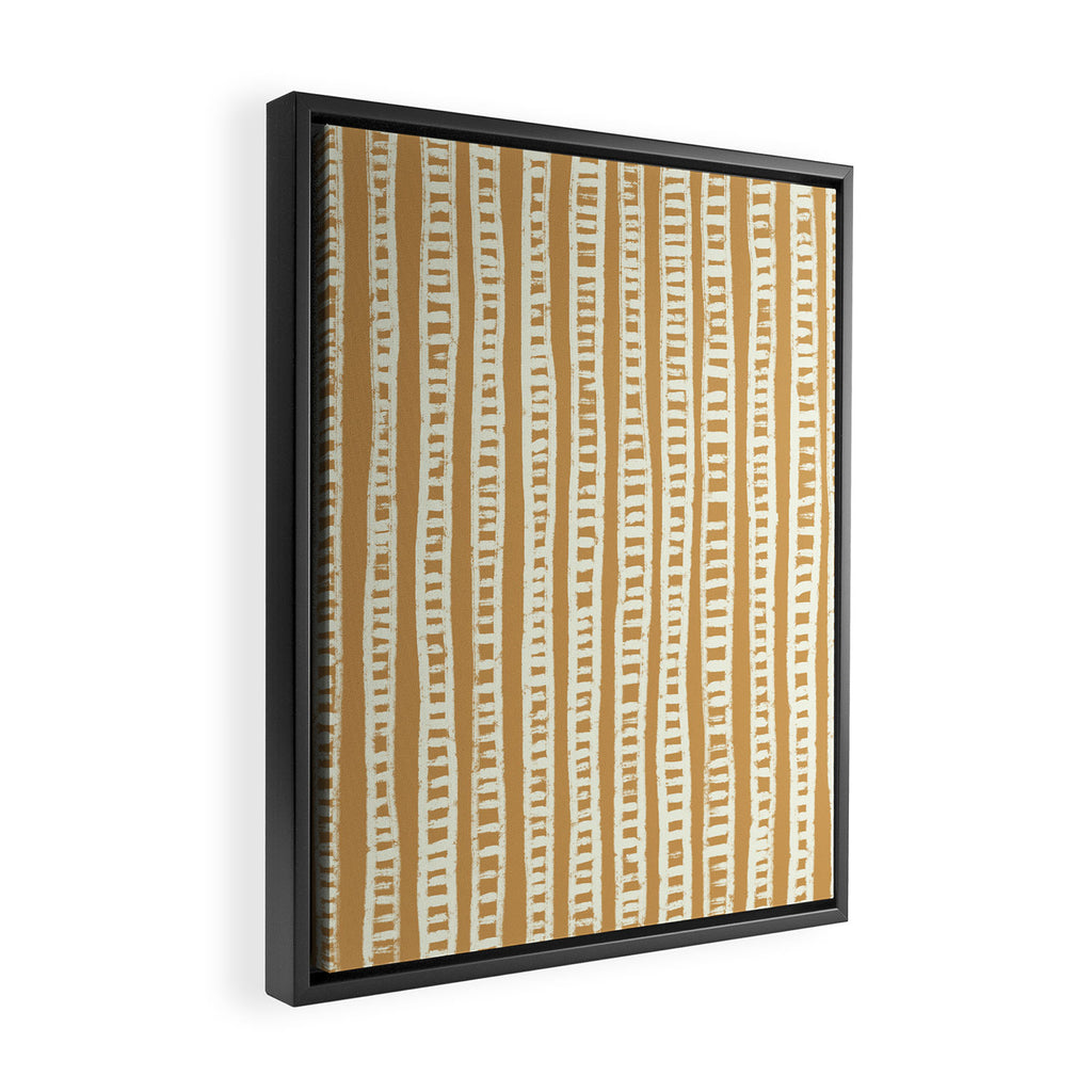 Simple Hand Drawn Pattern #2 Framed Canvas Print Gallery Image 2