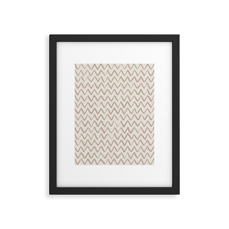 Simple Hand Drawn Pattern #4 Framed Art Print Gallery Image 6