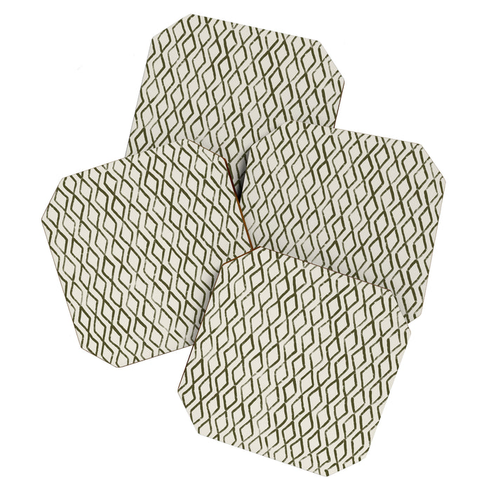 Simple Hand Drawn Pattern #6 Coaster Gallery Image 1