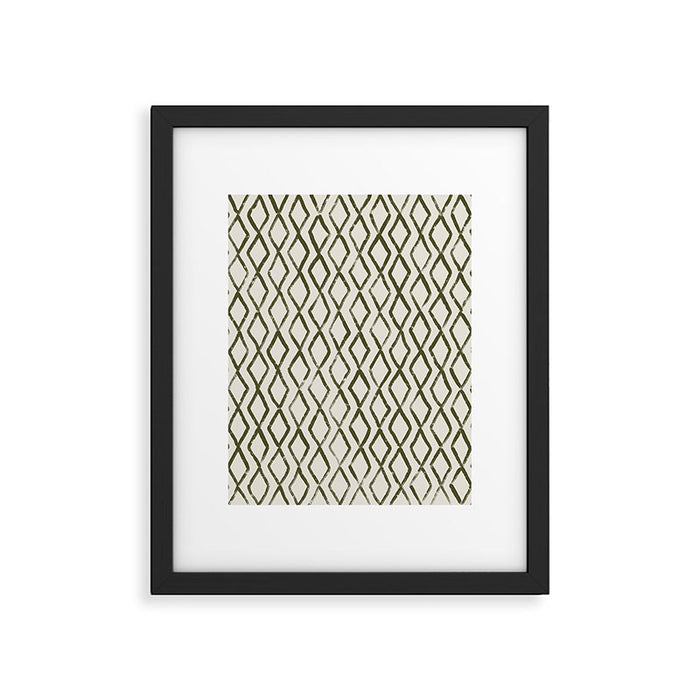 Simple Hand Drawn Pattern #6 Framed Art Print Gallery Image 1