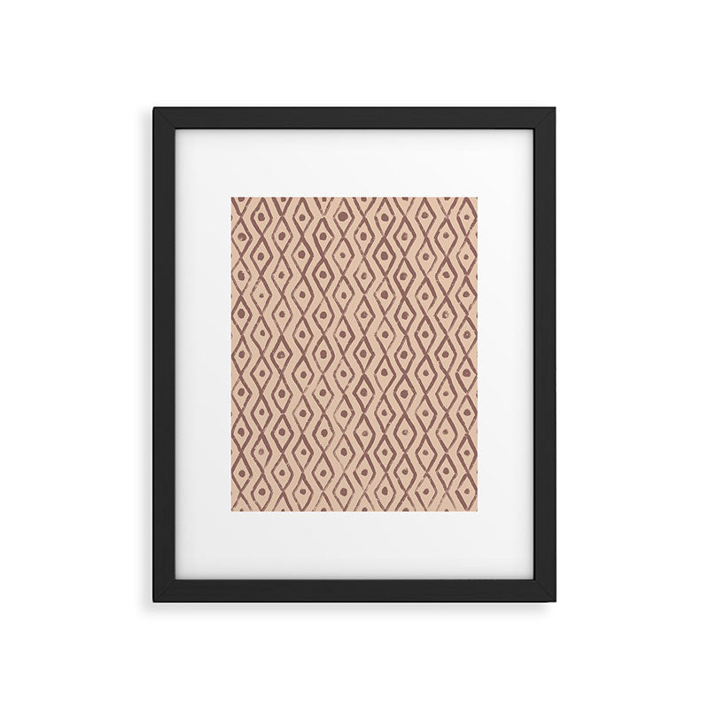 Simple Hand Drawn Pattern #7 Framed Art Print Gallery Image 6
