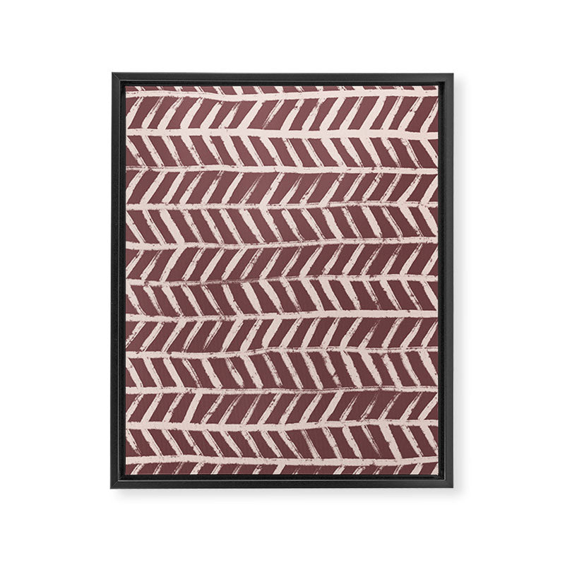 Simple Hand Drawn Pattern #9 Framed Canvas Print Gallery Image 8