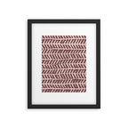 Simple Hand Drawn Pattern #9 Framed Art Print Gallery Image 6