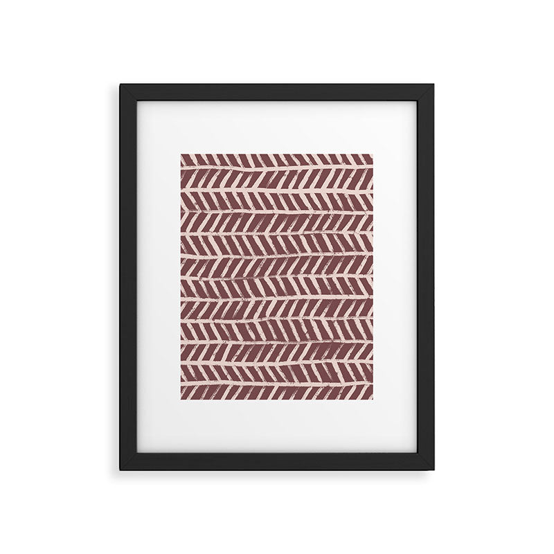 Simple Hand Drawn Pattern #9 Framed Art Print Gallery Image 4