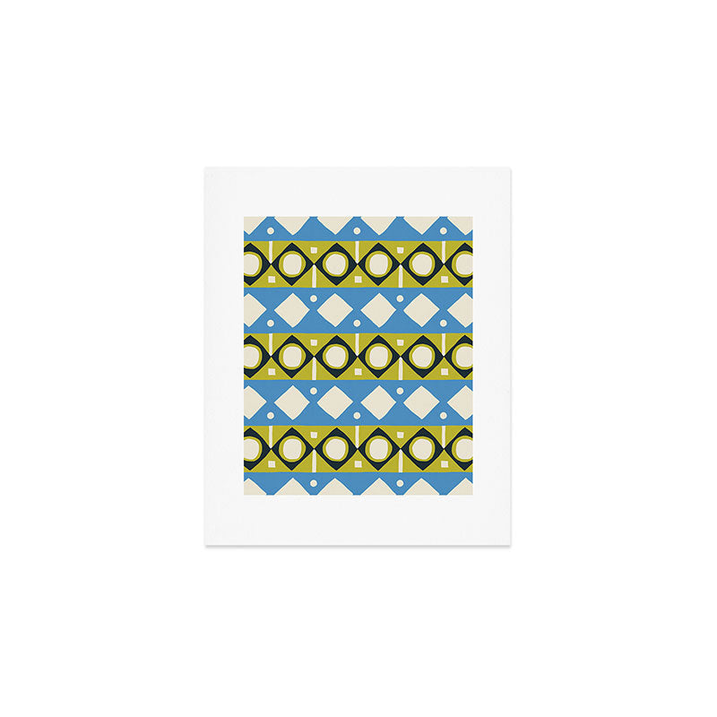 Simple Hand-cut Pattern #1 Art Print Gallery Image 1