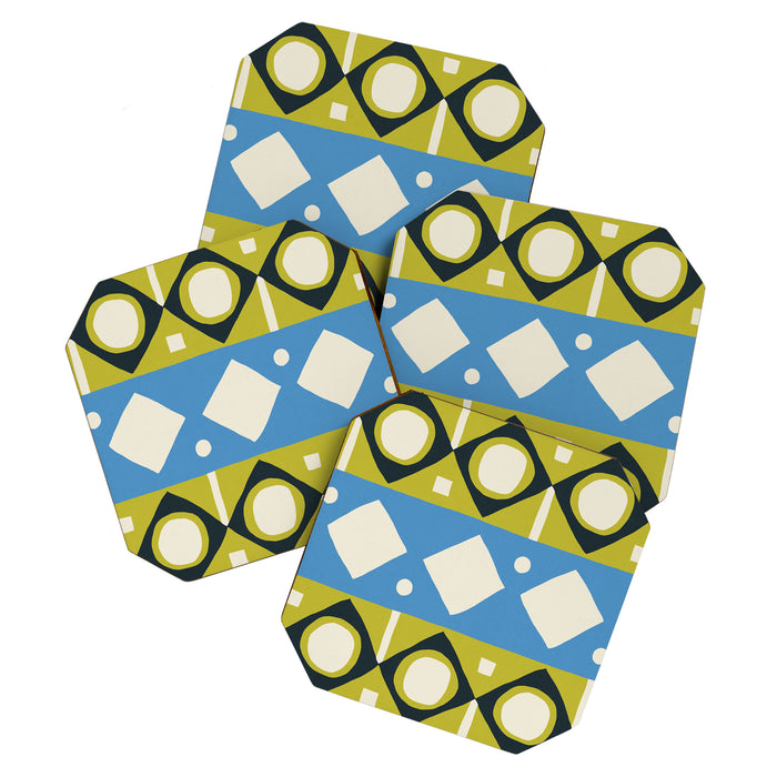 Simple Hand-cut Pattern #1 Coaster Gallery Image 1