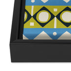 Simple Hand-cut Pattern #1 Framed Canvas Print Gallery Image 3