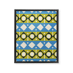 Simple Hand-cut Pattern #1 Framed Canvas Print Gallery Image 6