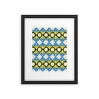 Simple Hand-cut Pattern #1 Framed Art Print Gallery Image 5