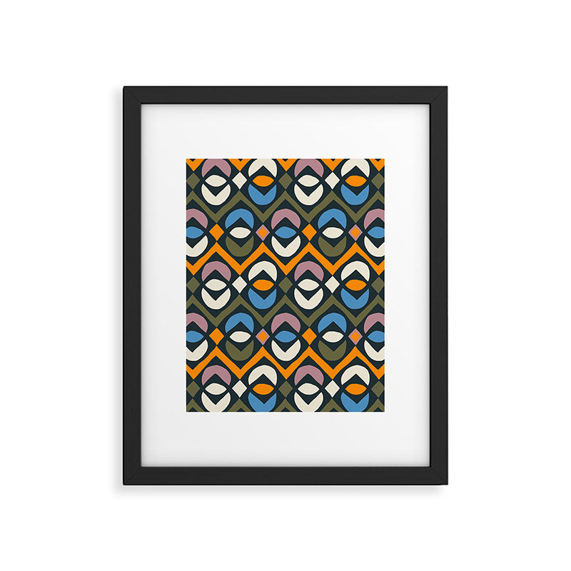 Simple Hand-cut Pattern #2 Framed Art Print Gallery Image 5