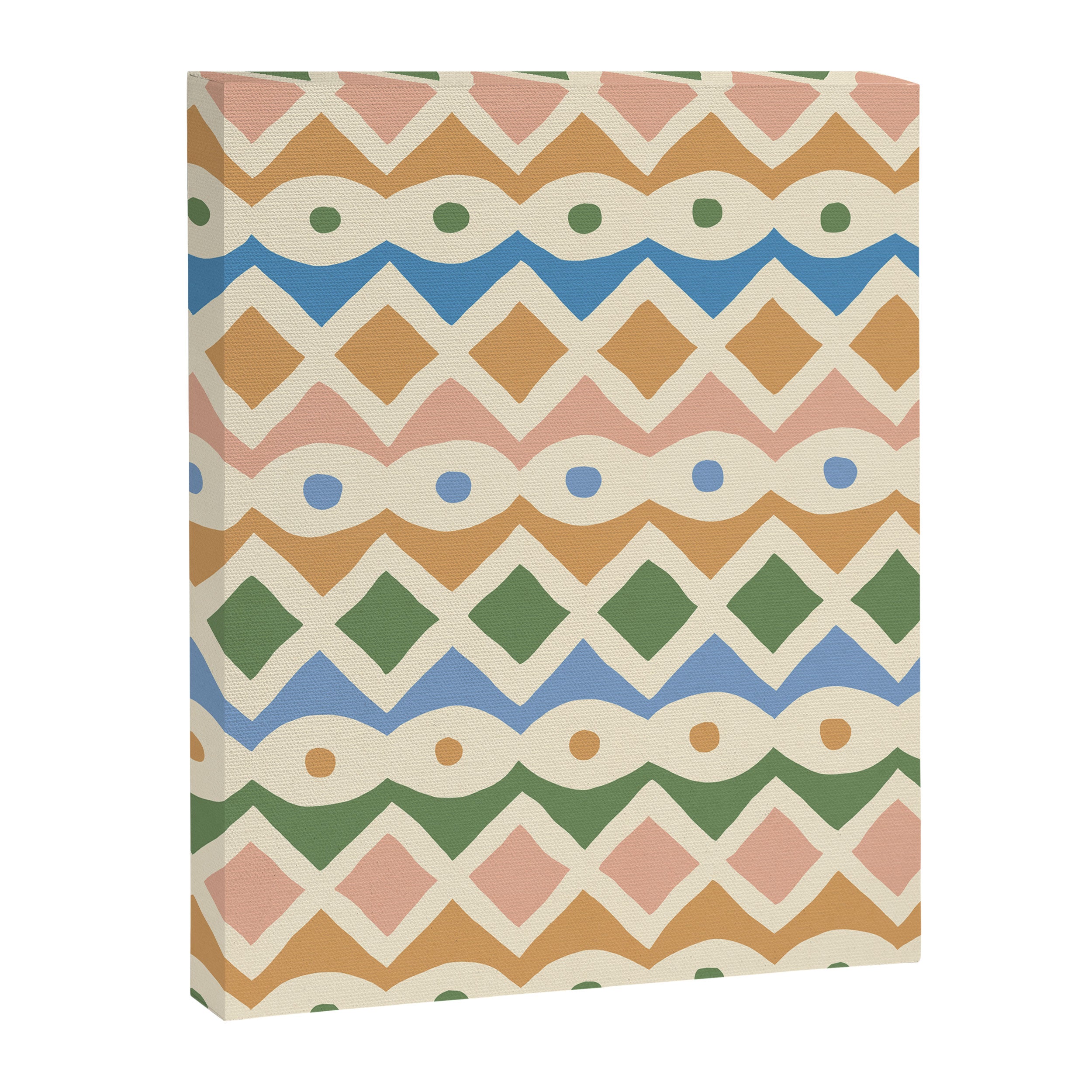 Simple Hand-cut Pattern #3 Canvas Print Gallery Image 6