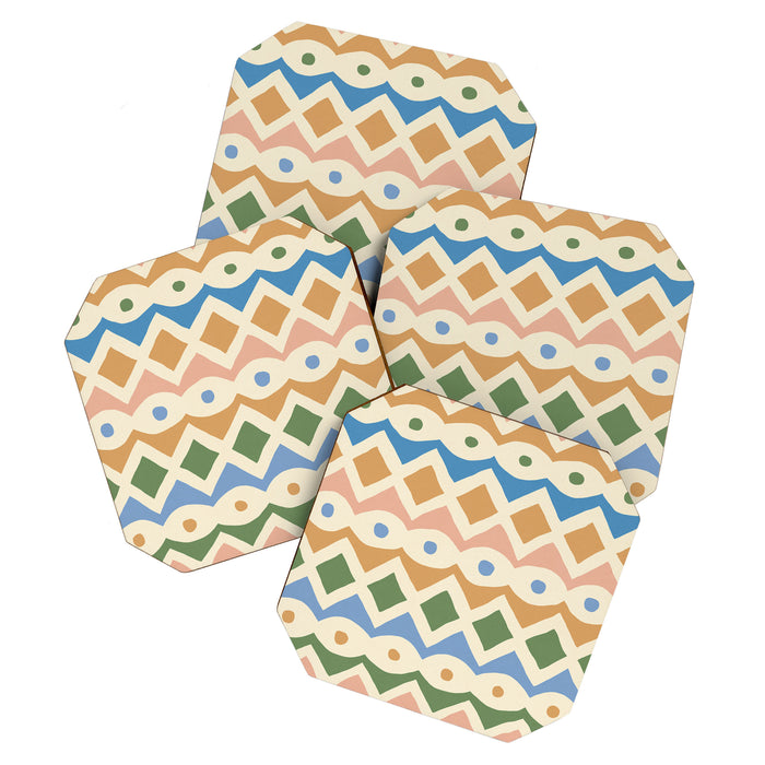 Simple Hand-cut Pattern #3 Coaster Gallery Image 1