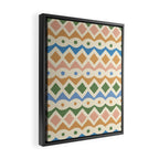 Simple Hand-cut Pattern #3 Framed Canvas Print Gallery Image 2