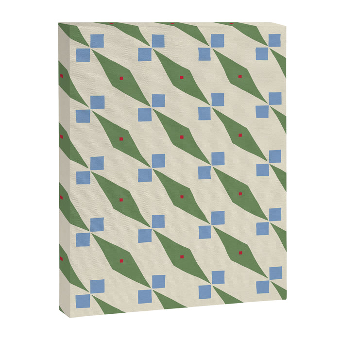 Simple Hand-cut Pattern #4 Canvas Print Gallery Image 1