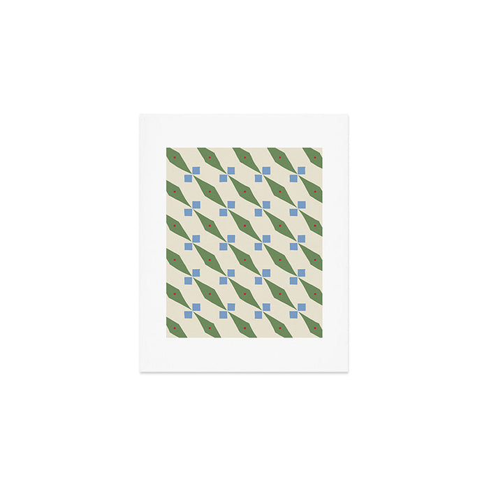 Simple Hand-cut Pattern #4 Art Print Gallery Image 1