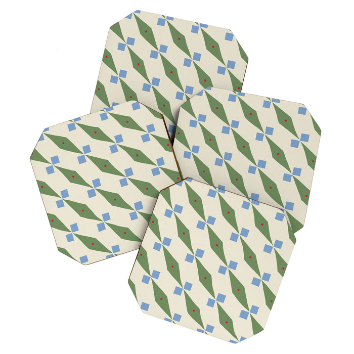 Simple Hand-cut Pattern #4 Coaster Gallery Image 1