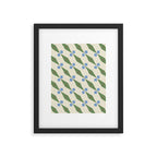 Simple Hand-cut Pattern #4 Framed Art Print Gallery Image 5