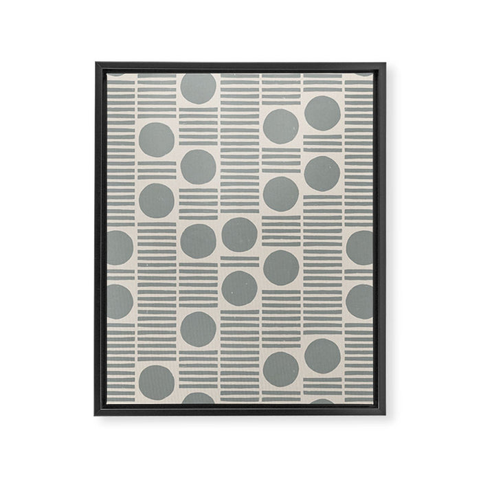 Simple Pattern #2 Framed Canvas Print Gallery Image 1