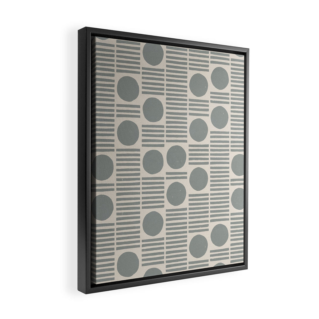 Simple Pattern #2 Framed Canvas Print Gallery Image 2