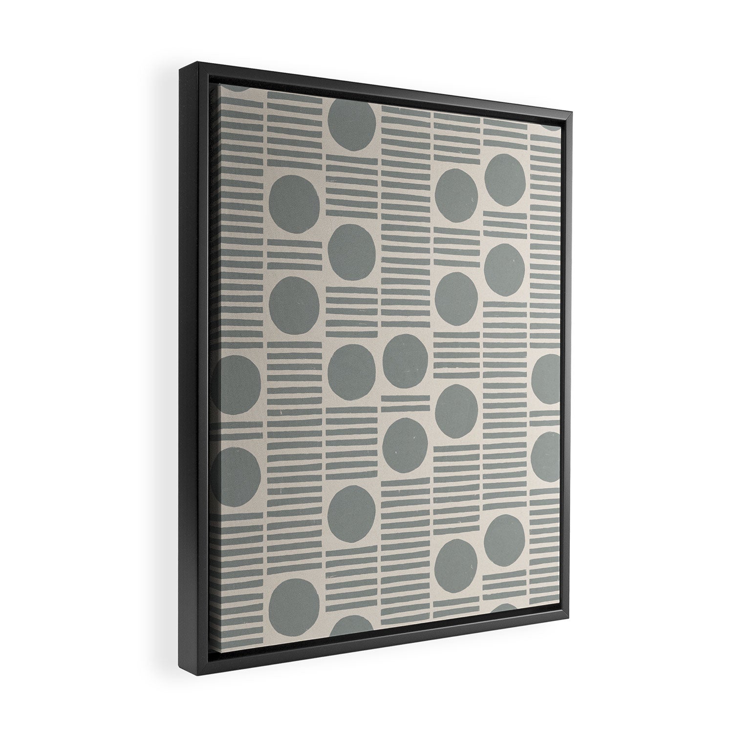 Simple Pattern #2 Framed Canvas Print Gallery Image 2